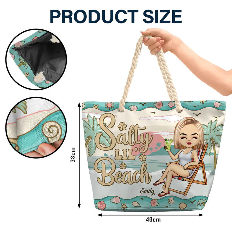 Sac plage personnalisable élégant