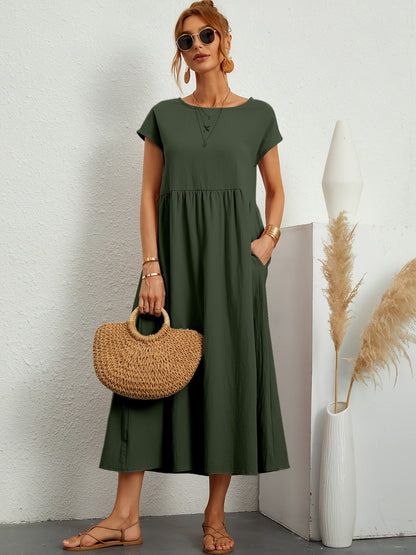 Robe longue pratique élégante