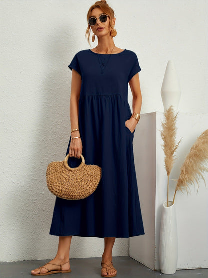 Robe longue pratique élégante