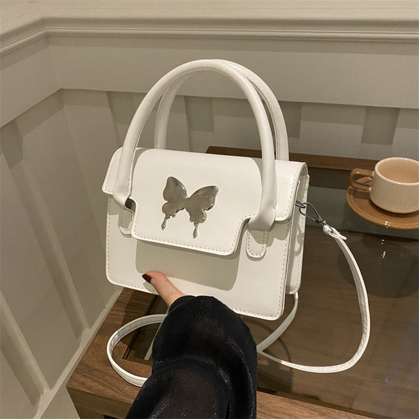 Mini Sac à Main Chic avec Détail Papillon  Élégant Tendance