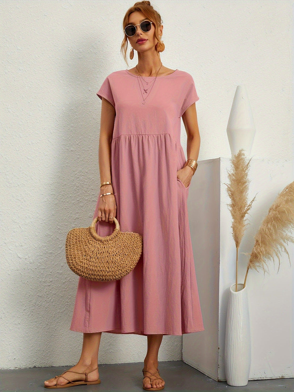 Robe longue pratique élégante