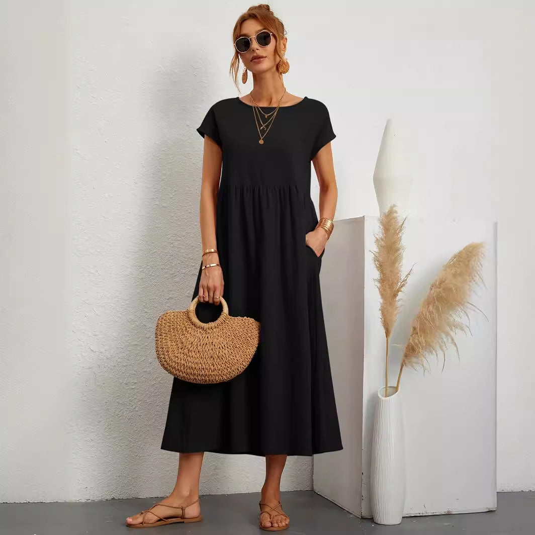 Robe longue pratique élégante