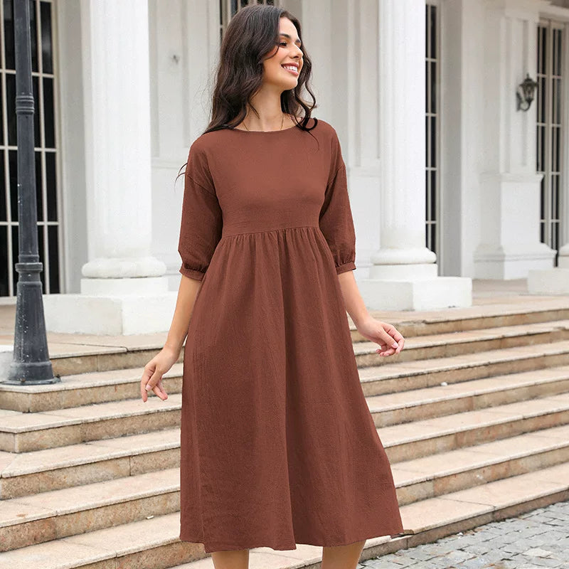 Robe longue minimaliste magnifique