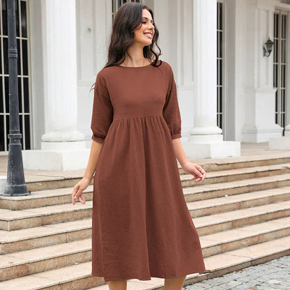 Robe longue minimaliste magnifique