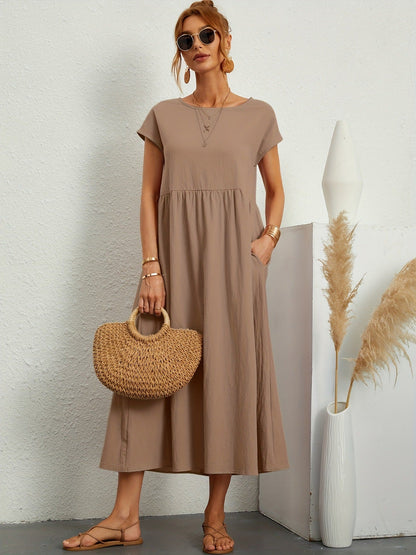 Robe longue pratique élégante