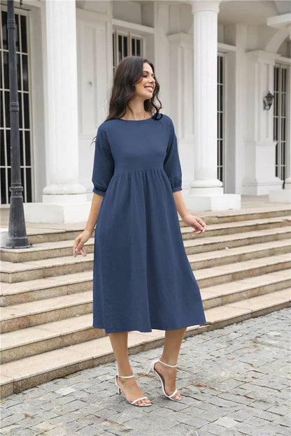 Robe longue minimaliste magnifique