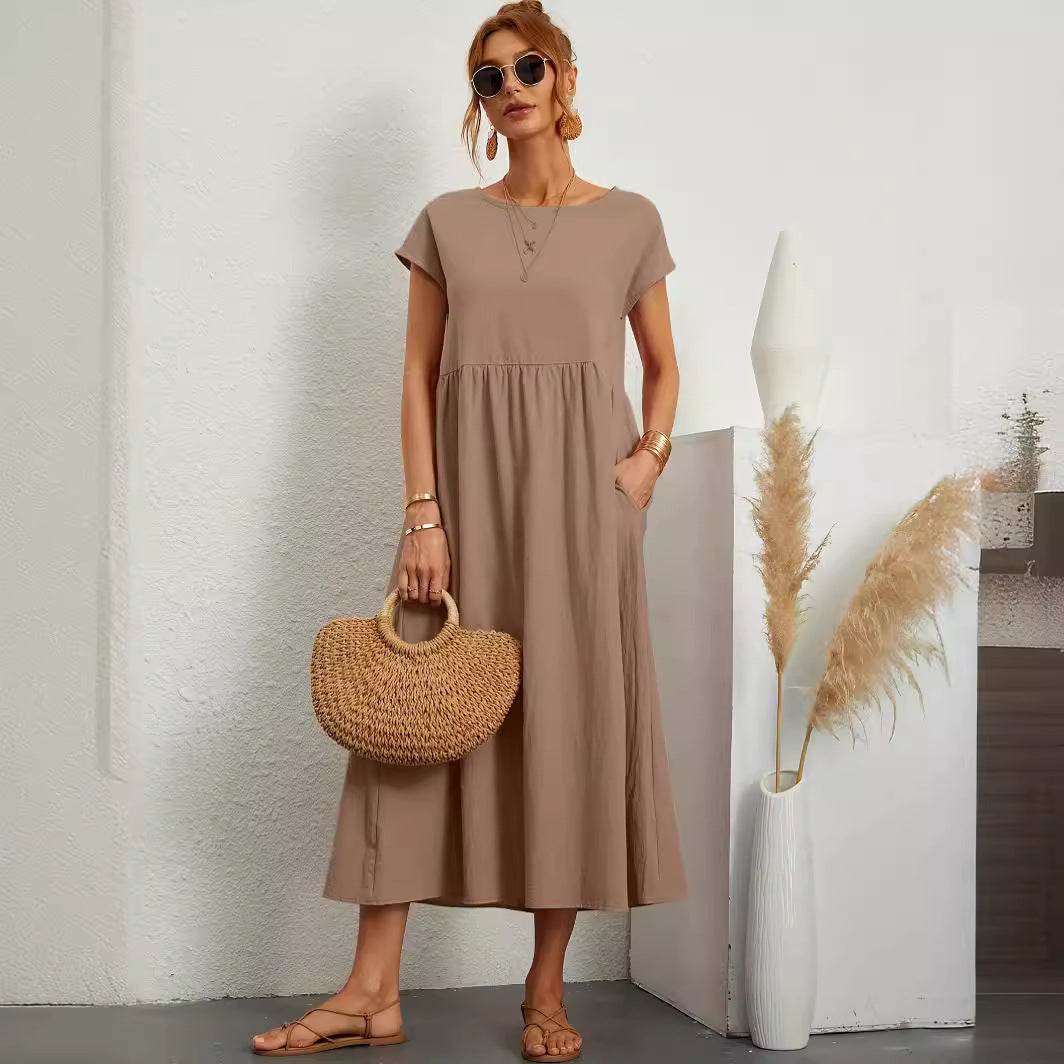 Robe longue pratique élégante